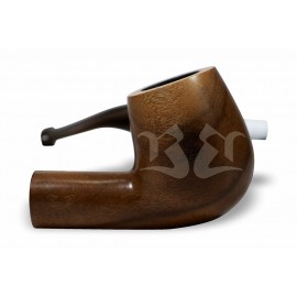 Cachimbo Bertoldi Premium Natural Curvo 9mm Peça Única